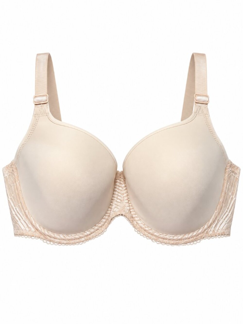 Wacoal 853117 La Femme Contour Underwire Bra 40DDD Beige Smooth T‑Shirt NWOT